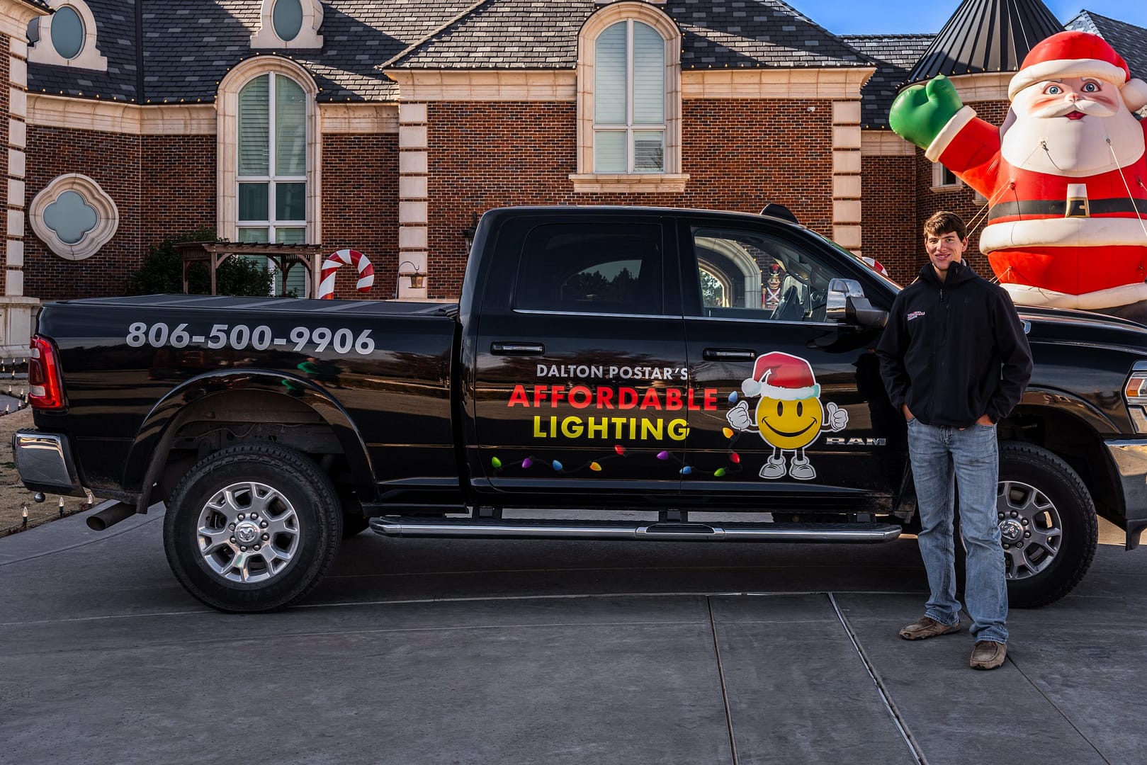 Affordable lighting owner, Dalton Postar